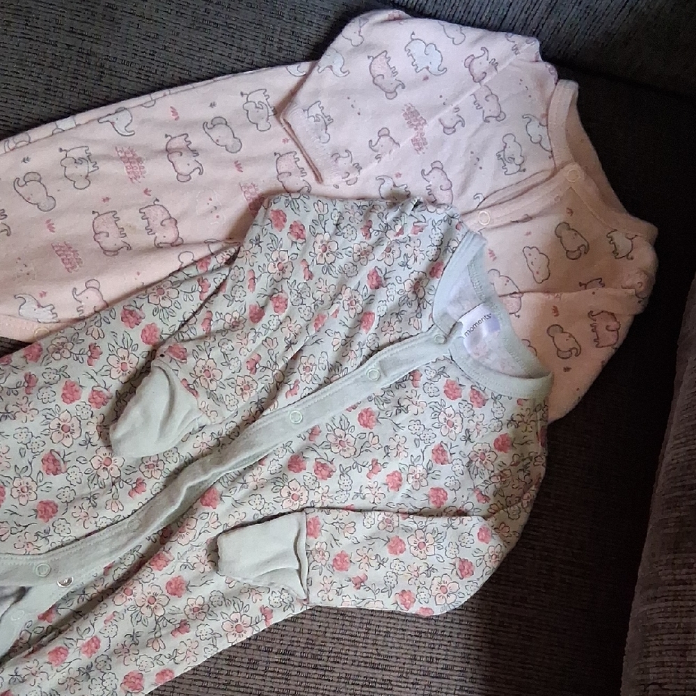 Floral and Animal Print Kids Pajama Set